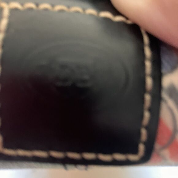 DOONEY & BOURKE Vintage Y2K Multicolored Logo Tassel Tote Handbag Purse Logo - Picture 6 of 16